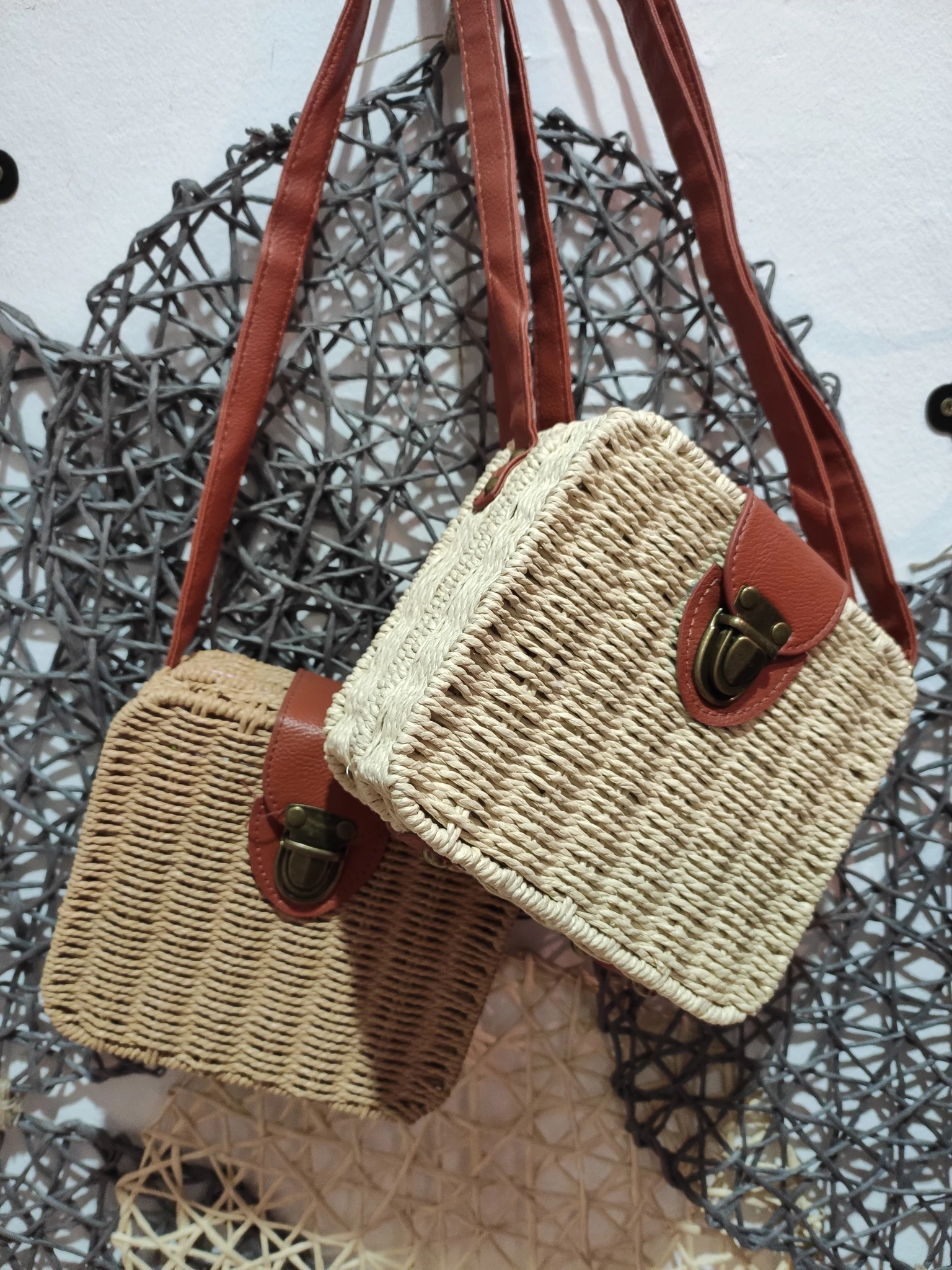 Rattan táska