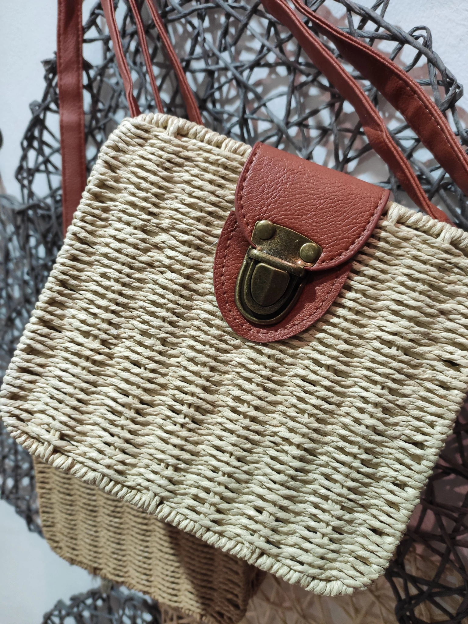 Rattan táska
