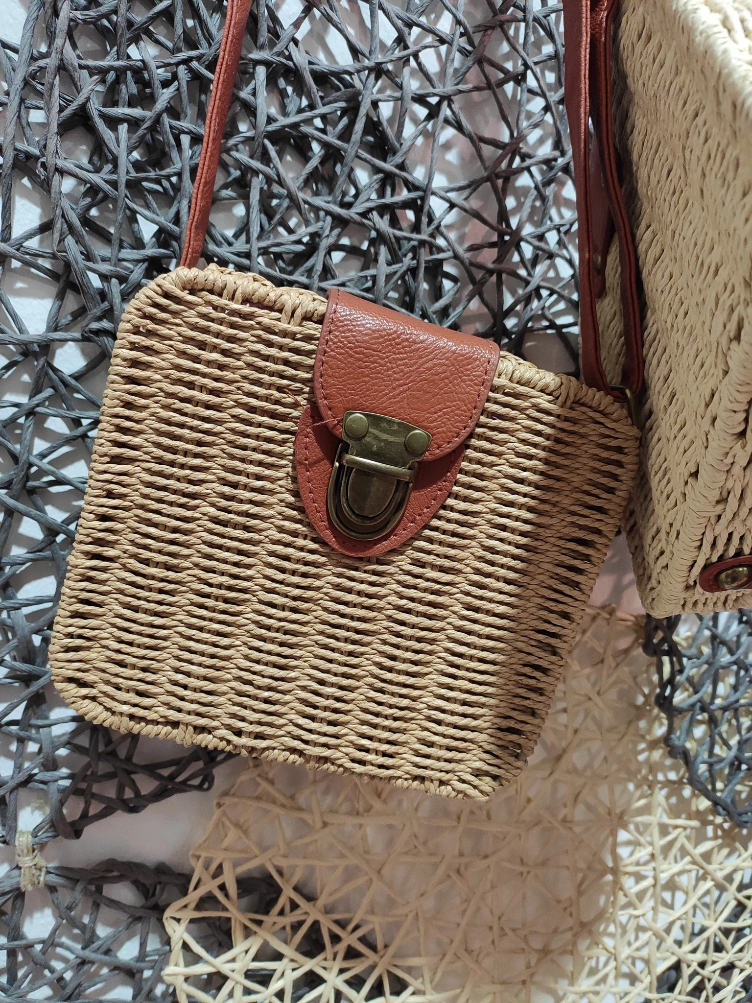 Rattan táska