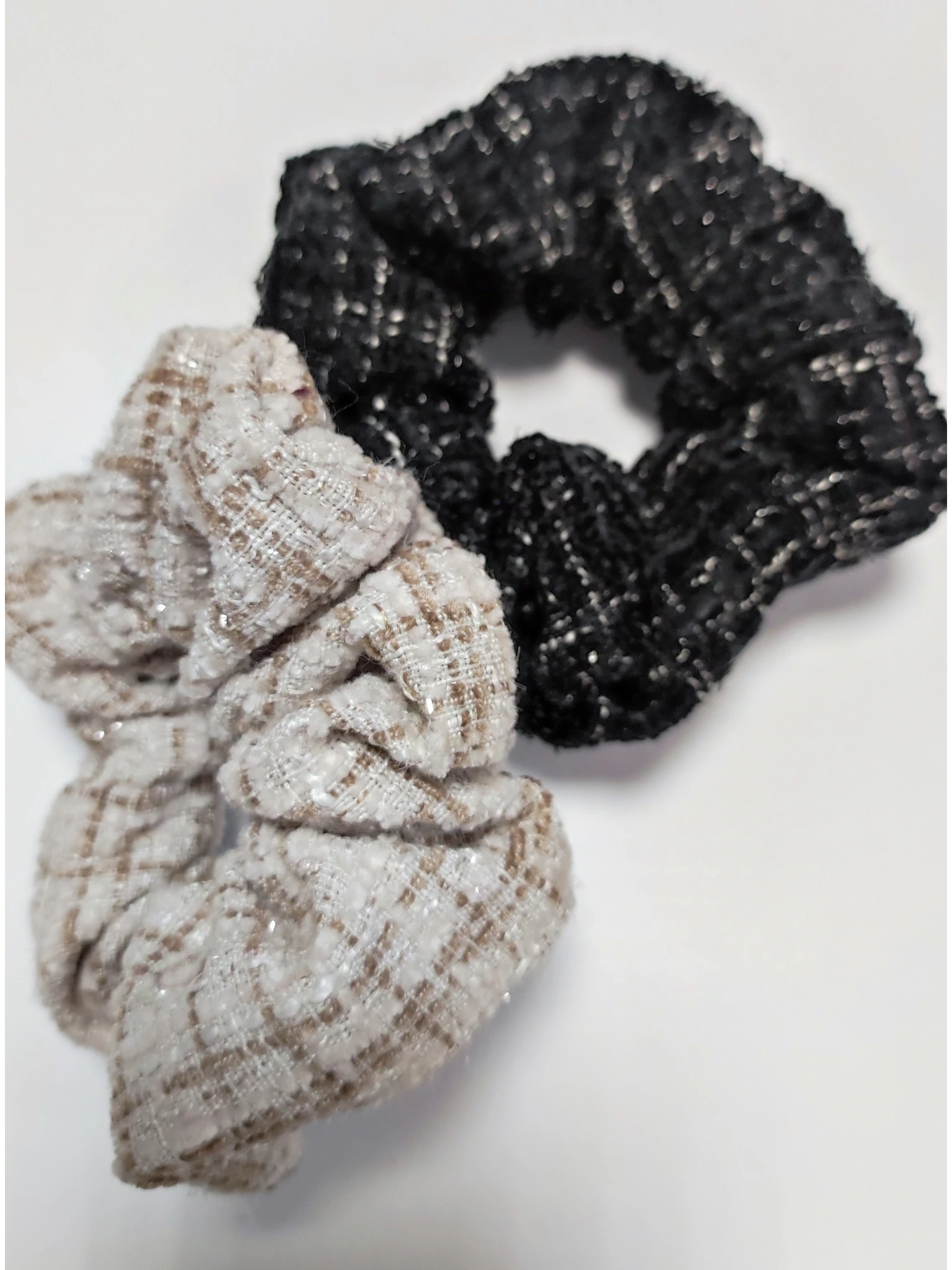hajgumi kockas scrunchies kiegeszito