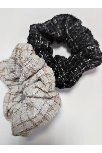 hajgumi kockas scrunchies kiegeszito